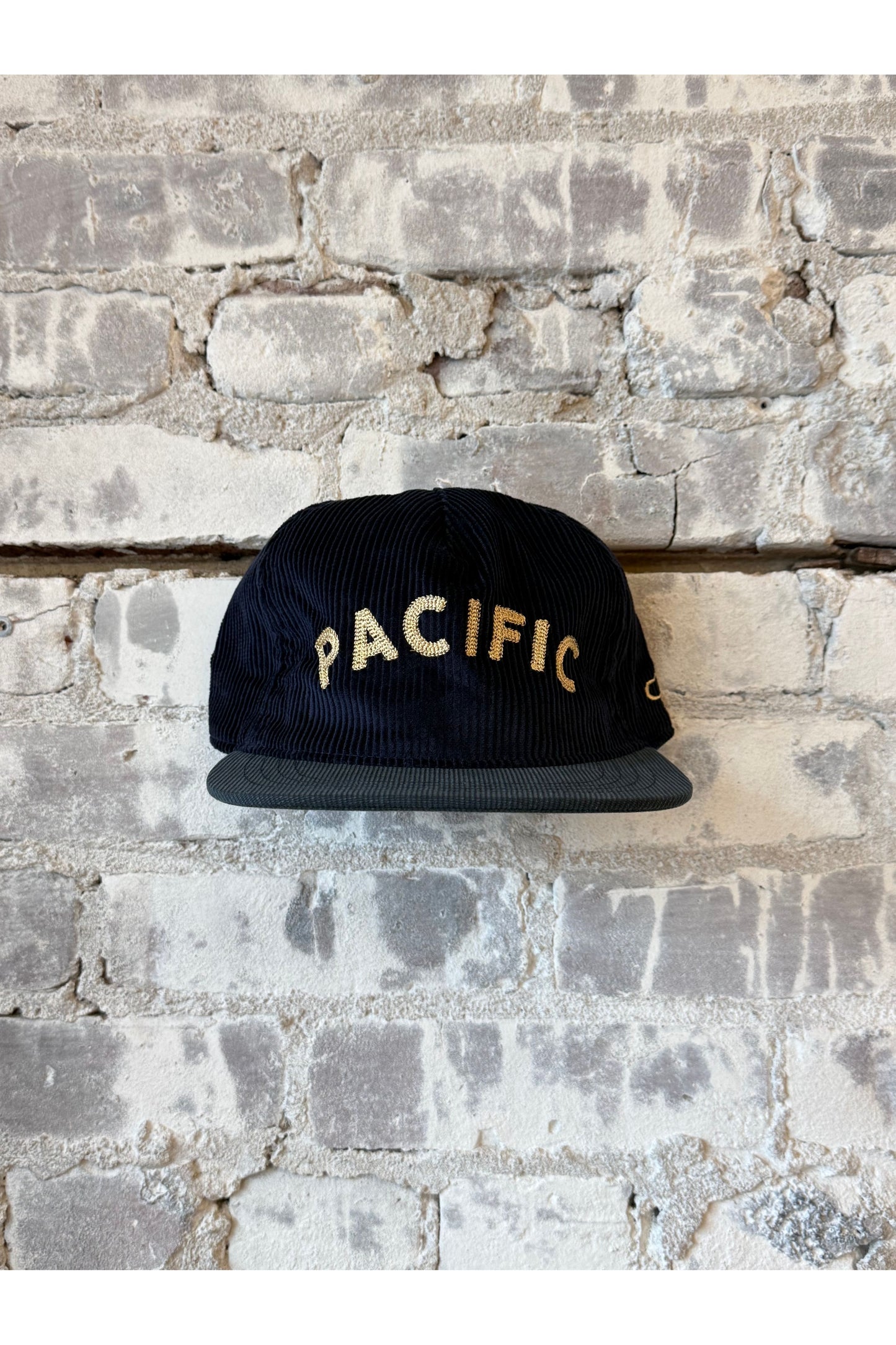 Pacific Strapback Cord Hat - Navy