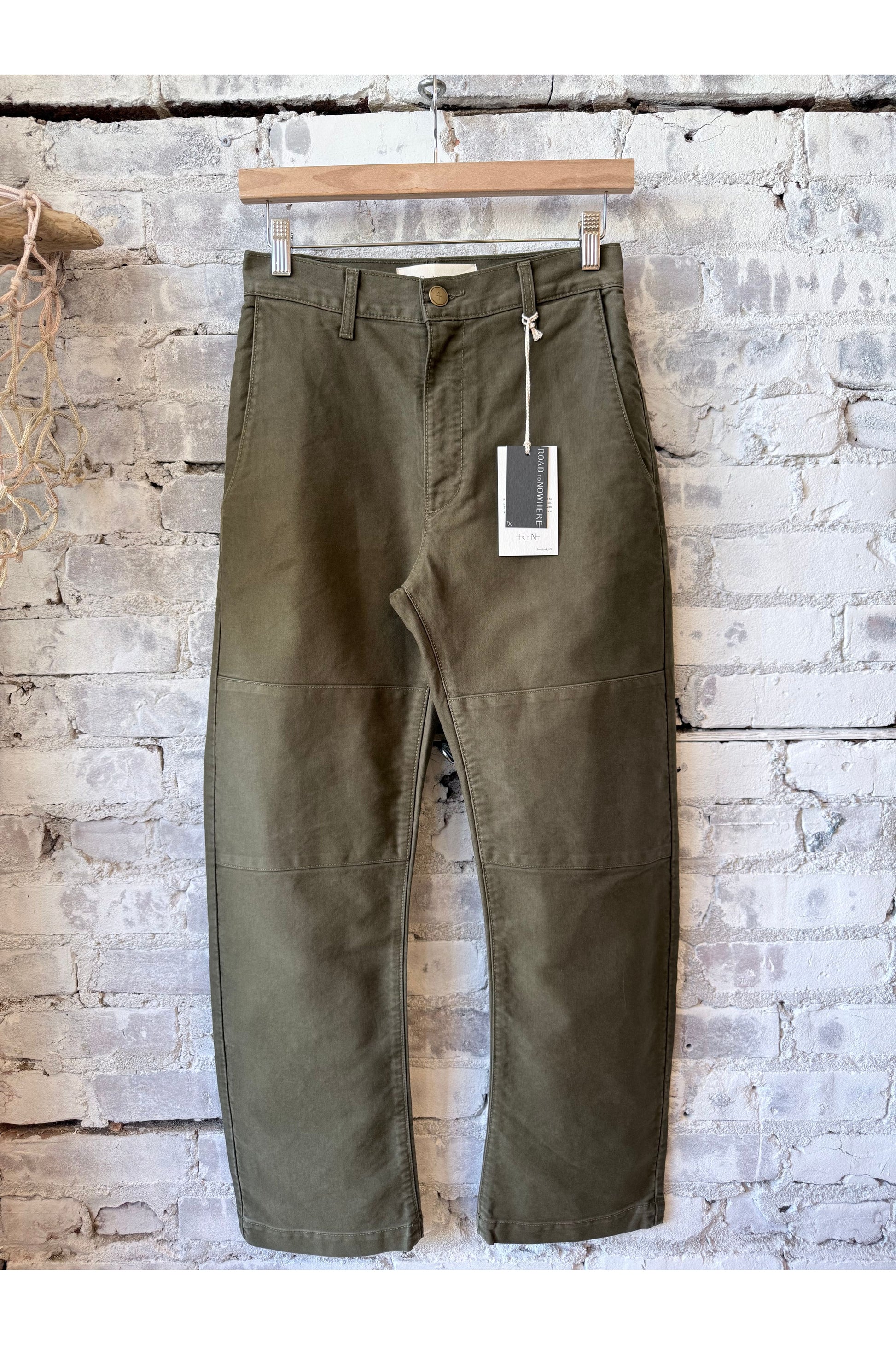 Baja Japanese Moleskin Pant - Moss - DUNE + SALT