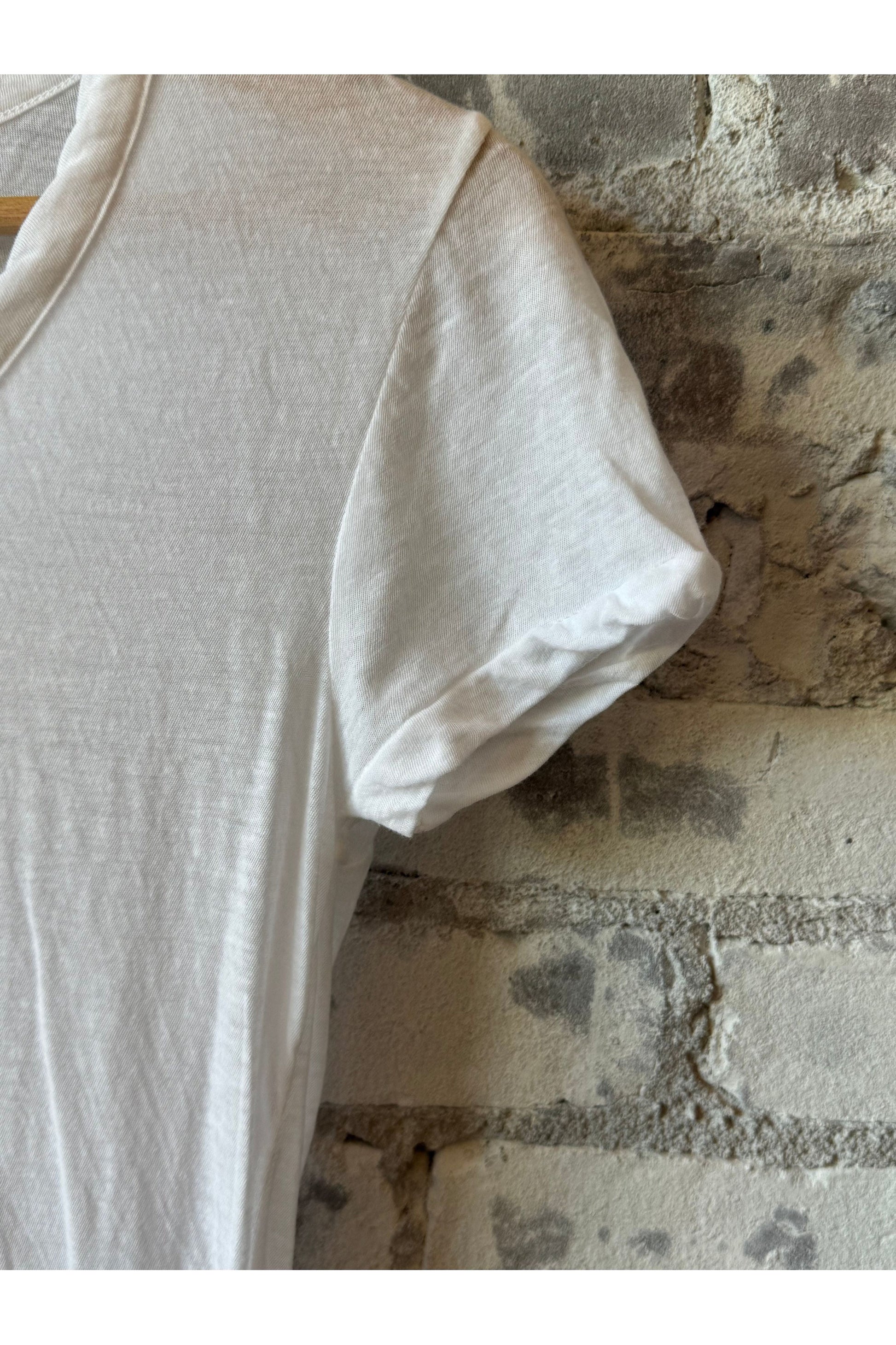 Hi-Soft Jersey SS Crew T-Shirt - White - DUNE + SALT