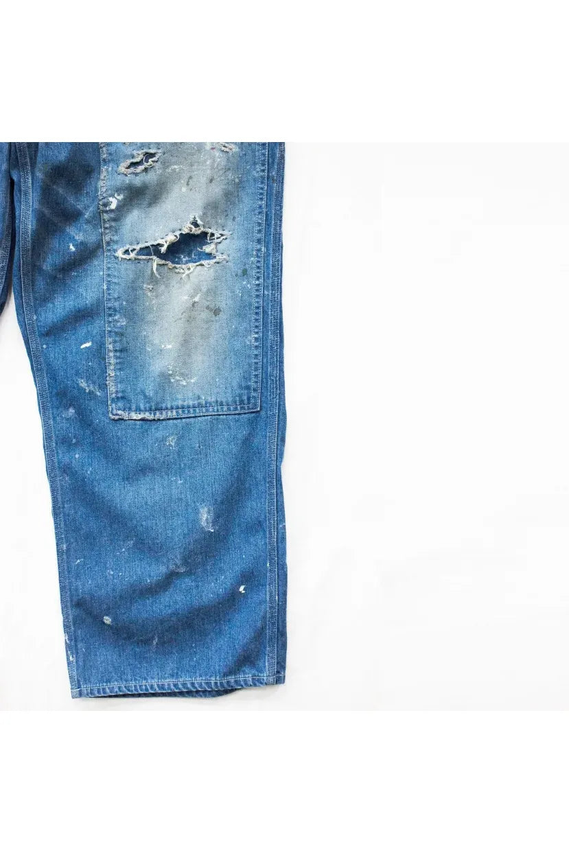 Customized Side Open Panter Pants - Denim