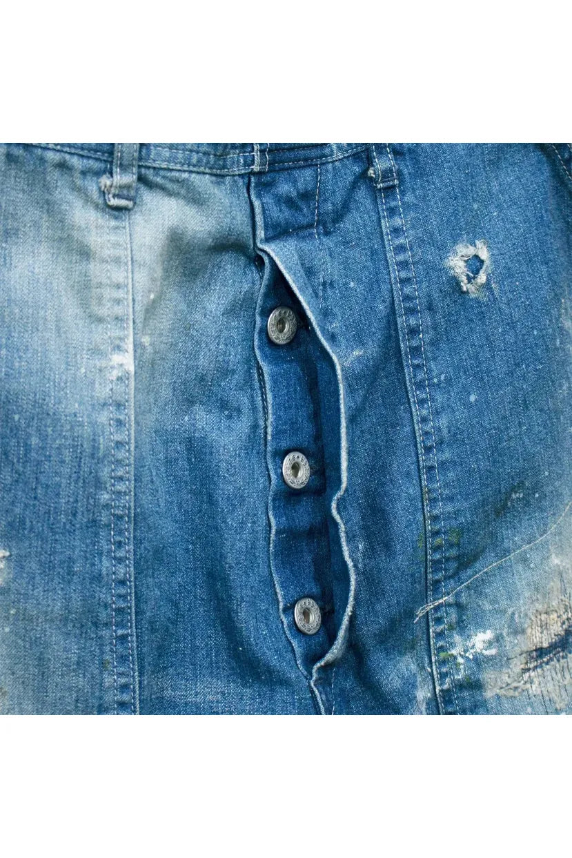 Customized Side Open Panter Pants - Denim