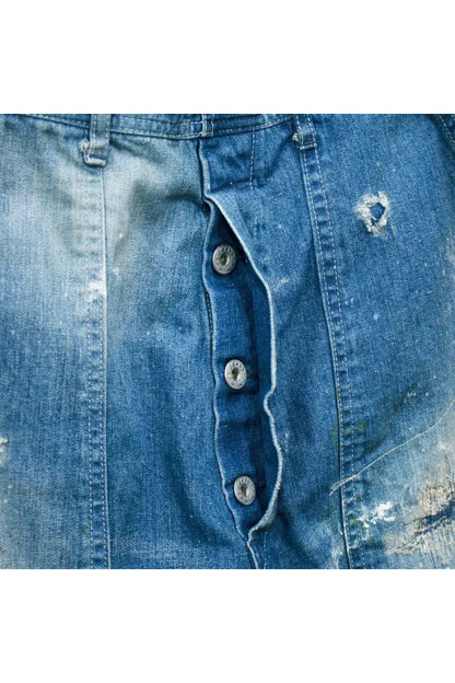 Customized Side Open Panter Pants - Denim