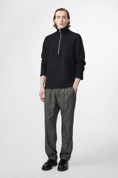 Anders Merino Sweater - Black - DUNE + SALT