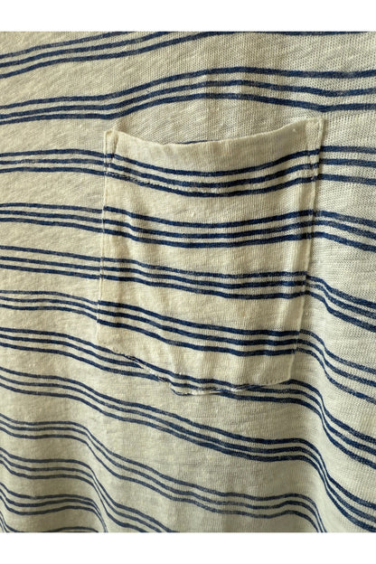 Knitted Polo - Riviera/Ecru - DUNE + SALT