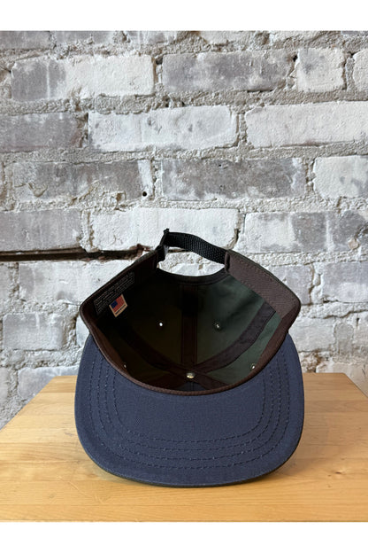 Outsiders Strapback - Green/Navy - DUNE + SALT