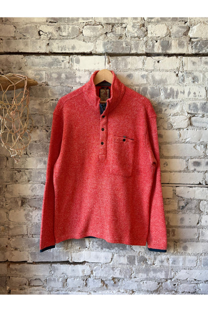 Terry Snap-Zip Mock - Paprika - DUNE + SALT