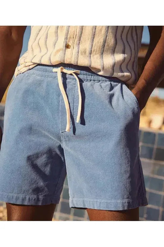 6" Saturday Corduroy Short - Marina - DUNE + SALT