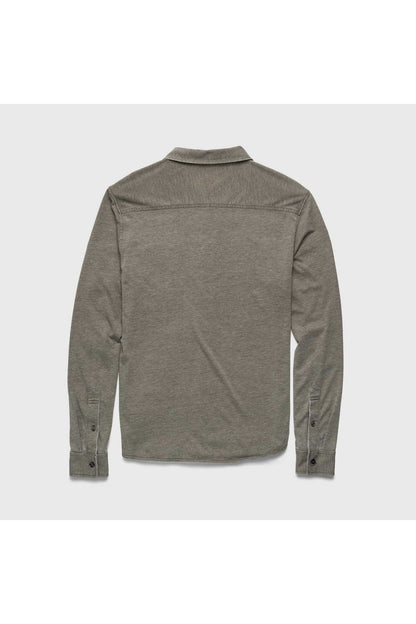 Anthony Burnout Shirt - Olive Night - DUNE + SALT
