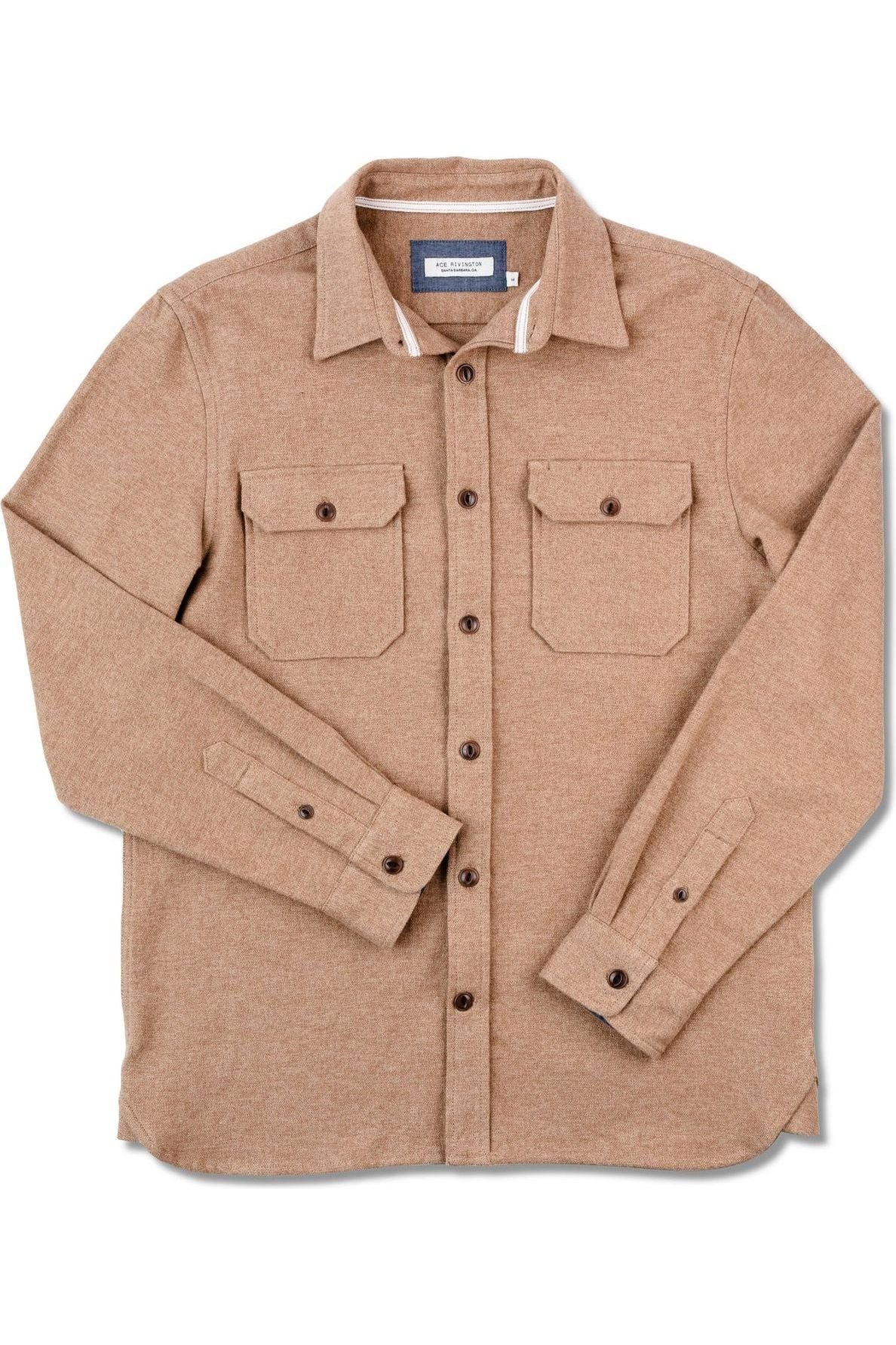 Utility Flannel - Camel - DUNE + SALT