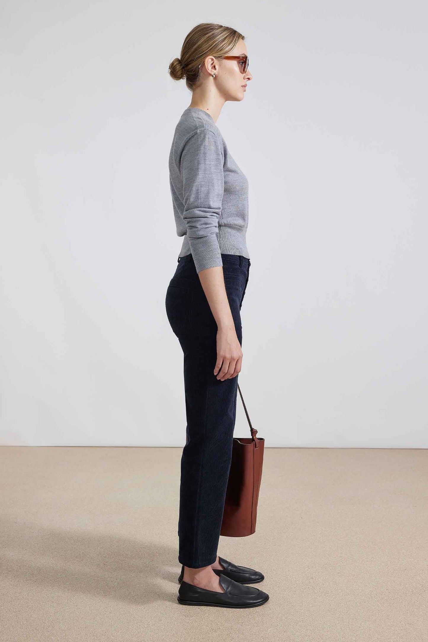 Marston Slim Corduroy Pant - Midnight - DUNE + SALT