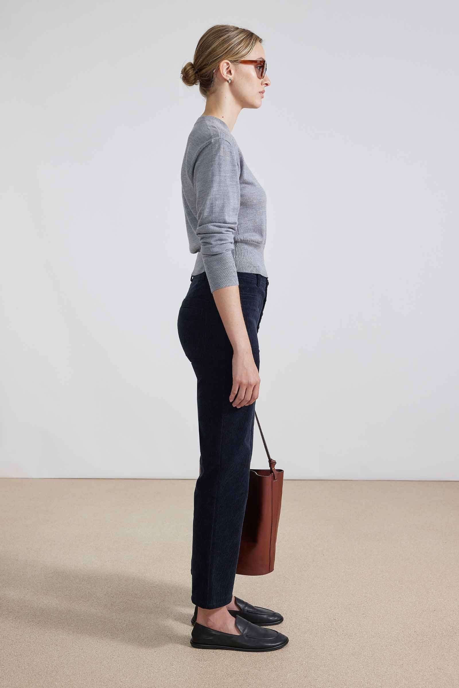 Marston Slim Corduroy Pant - Midnight - DUNE + SALT