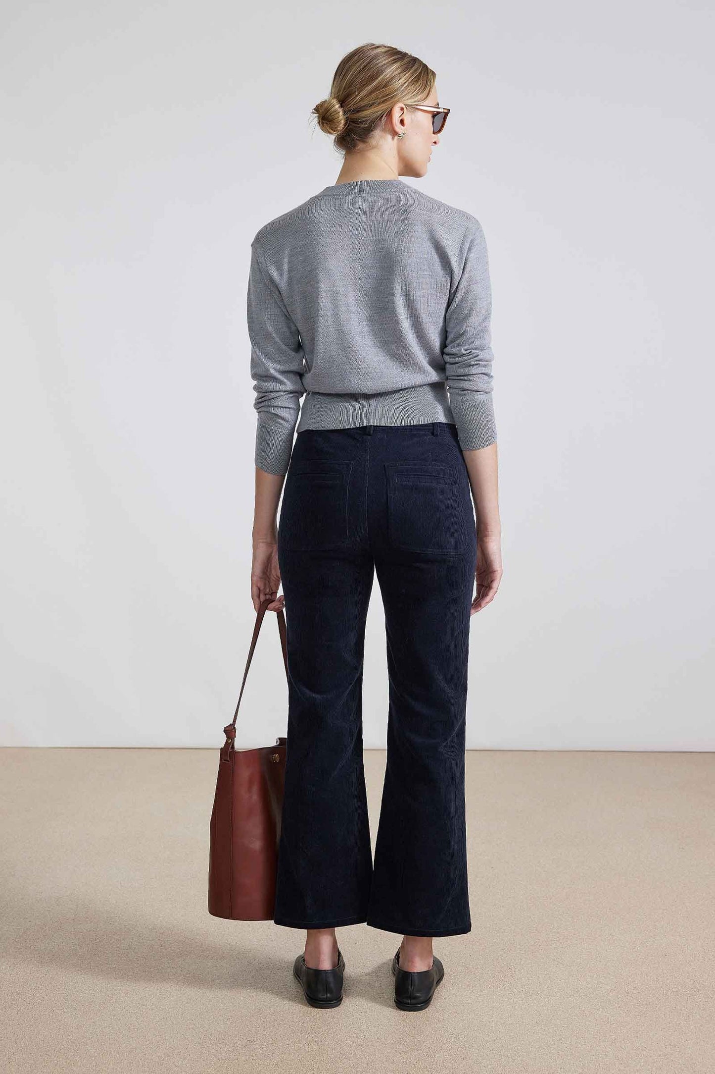 Marston Slim Corduroy Pant - Midnight - DUNE + SALT