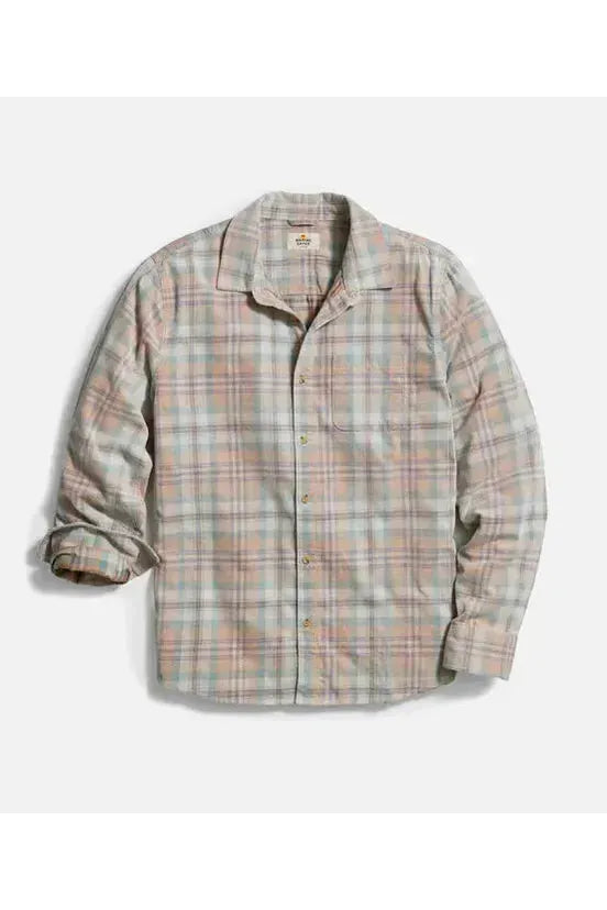 Lightweight Plaid Corduroy Shirt - Cork Plaid Multi - DUNE + SALT