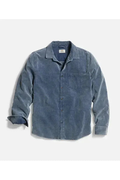 Lightweight Corduroy Shirt - Indigo - DUNE + SALT