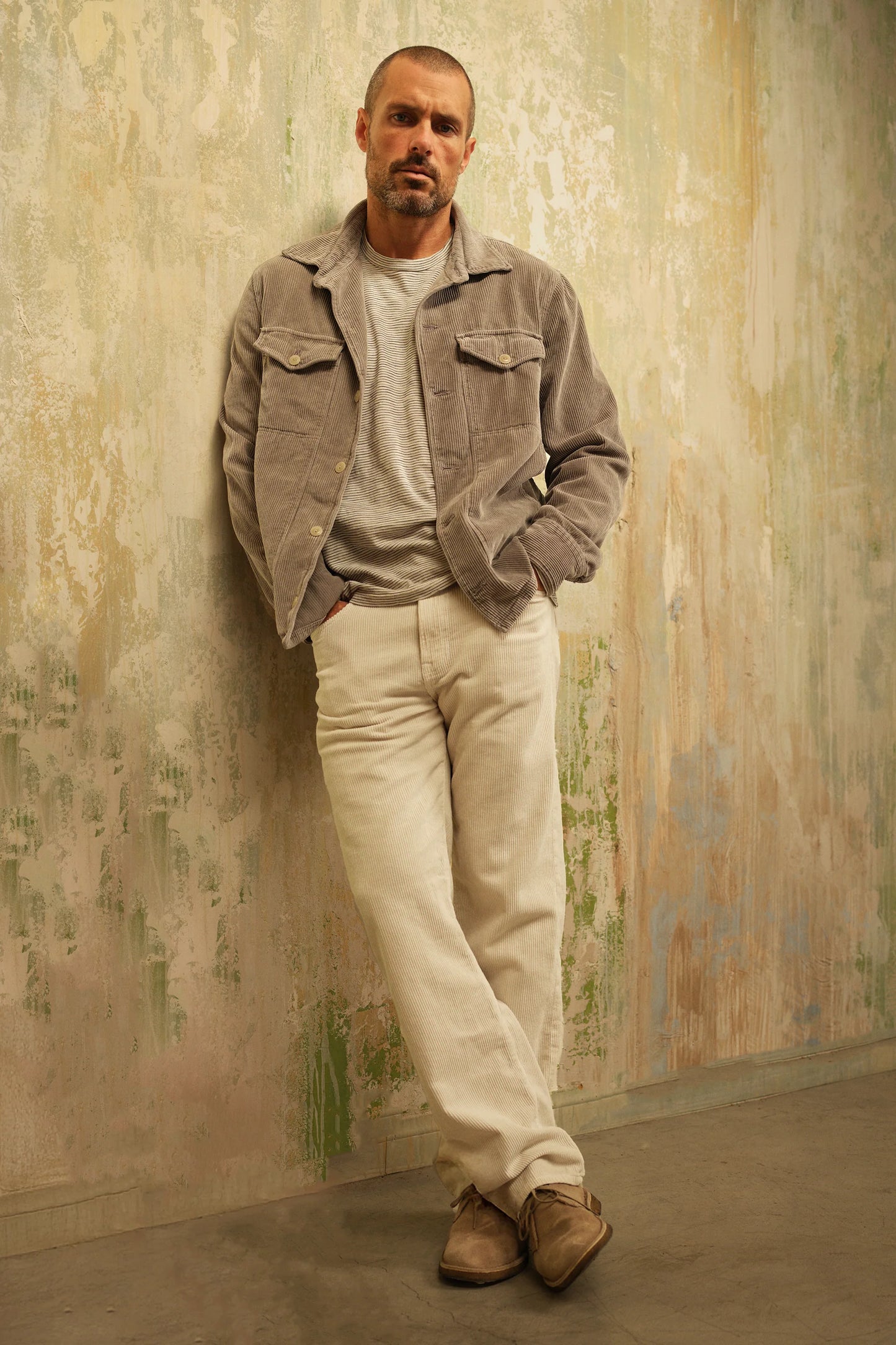 Wide Wale Corduroy Shirt Jacket - Mocha Brown - DUNE + SALT