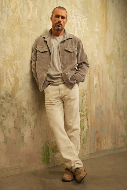 Wide Wale Corduroy Shirt Jacket - Mocha Brown - DUNE + SALT