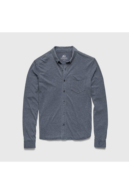 Anthony Burnout Shirt - Navy Blazer - DUNE + SALT