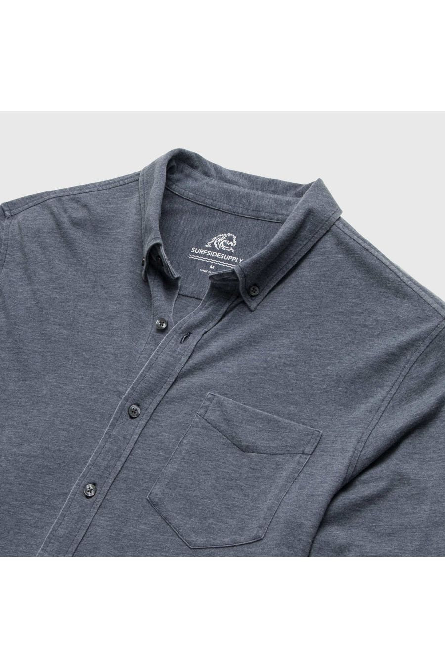 Anthony Burnout Shirt - Navy Blazer - DUNE + SALT