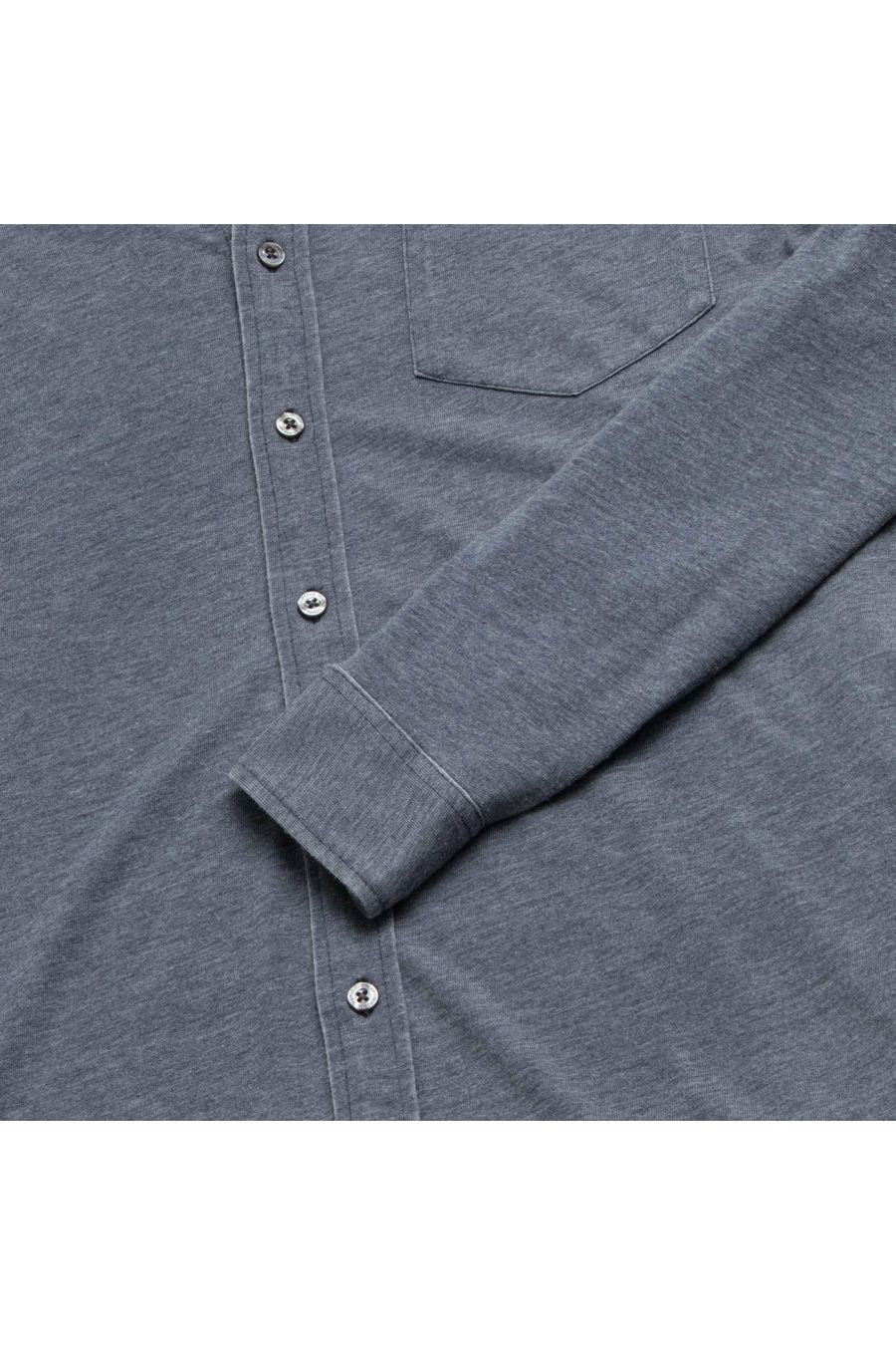 Anthony Burnout Shirt - Navy Blazer - DUNE + SALT