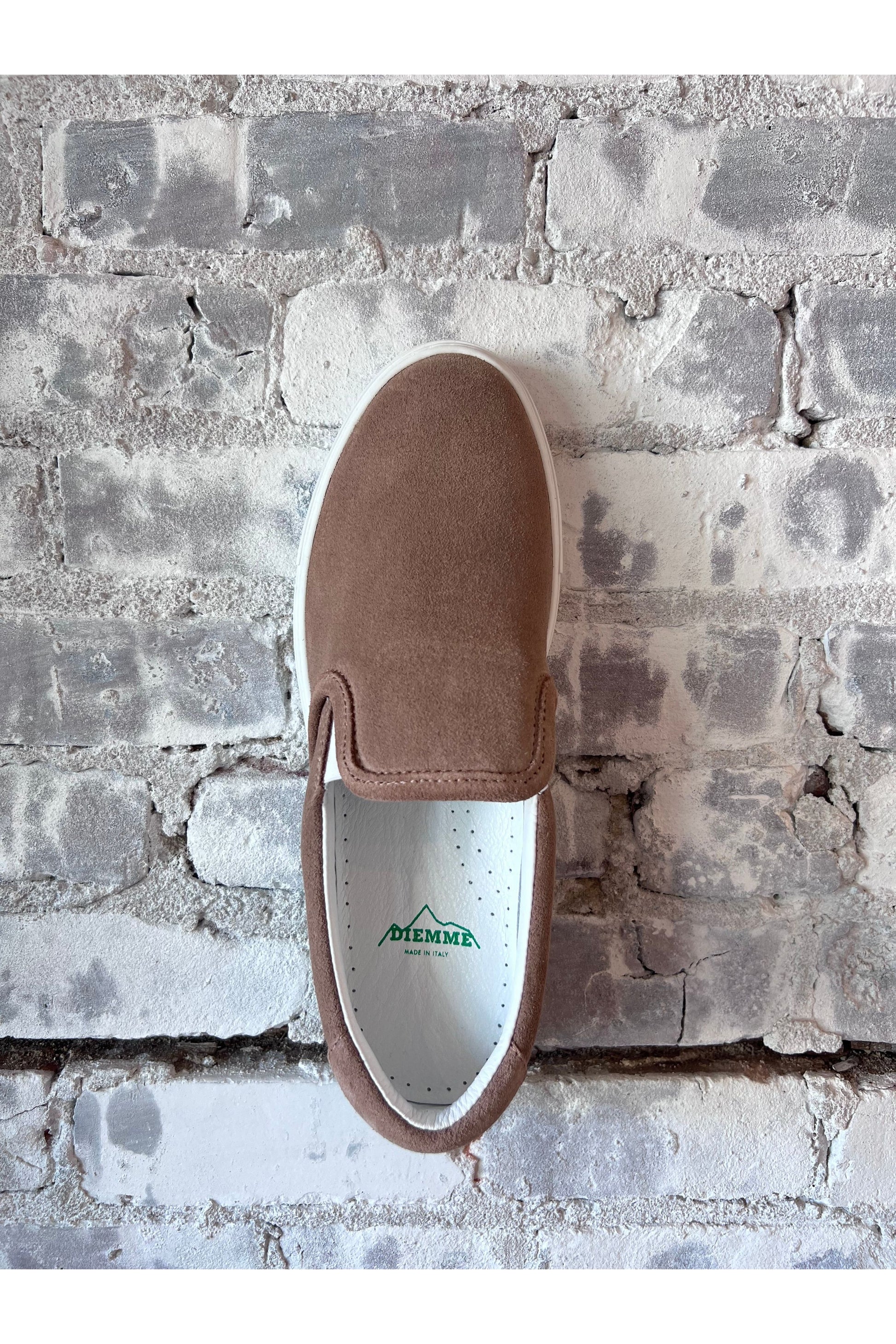 Garda Suede Low Slip On - Taupe - DUNE + SALT