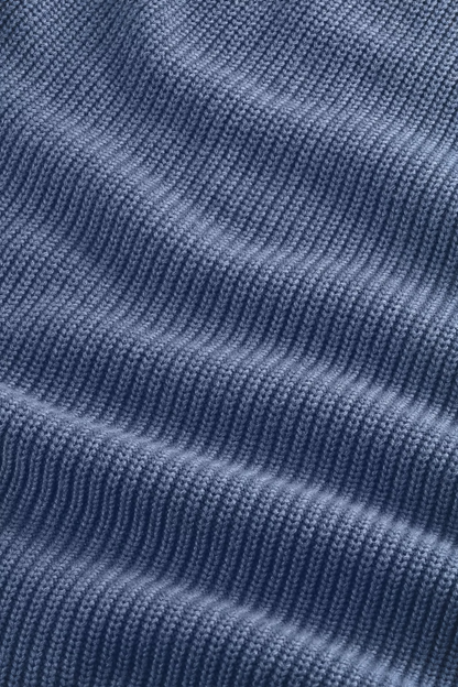 Jacobo Knitted Sweater - Gray Blue - DUNE + SALT