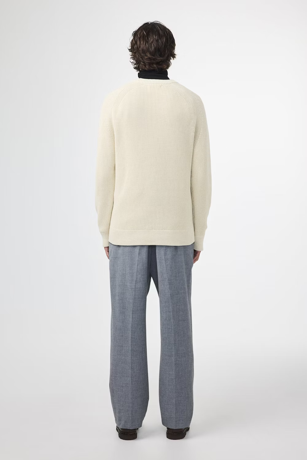 Jacobo Knitted Sweater - Gray Blue - DUNE + SALT