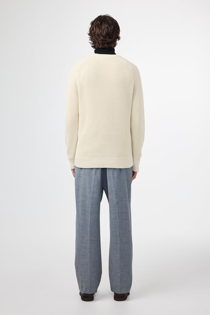 Jacobo Knitted Sweater - Gray Blue - DUNE + SALT