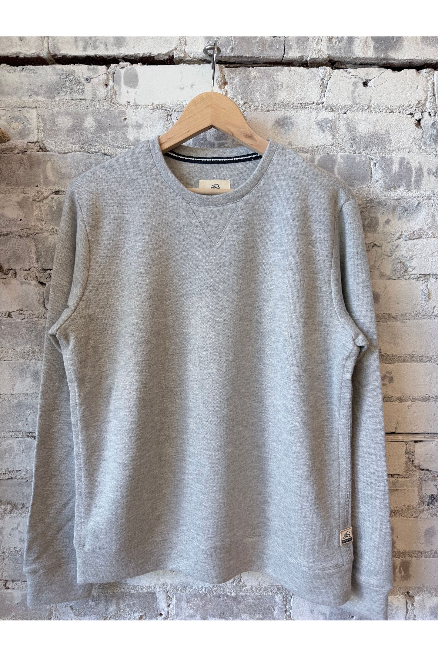 Butch Cashmist Crewneck - Heather Grey - DUNE + SALT
