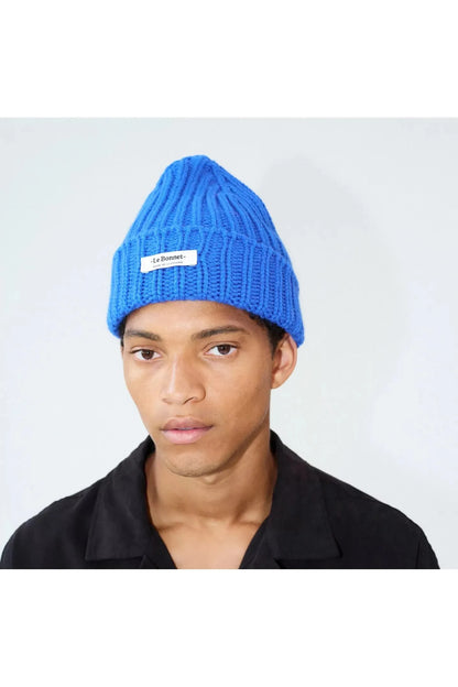 Le Bonnet Logo Beanie - Royal Azure - DUNE + SALT