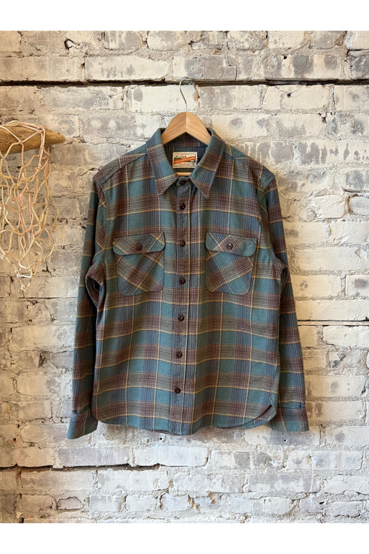 Jepson Plaid Shirt - Dusty Blue - DUNE + SALT