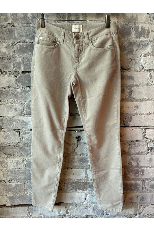 Baker Velvet Pants - Sea Grey - DUNE + SALT