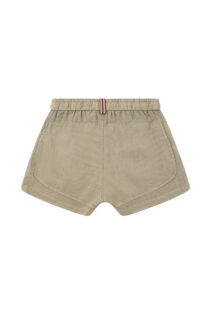 Women's Safari Linen Short - Olive Ash - DUNE + SALT