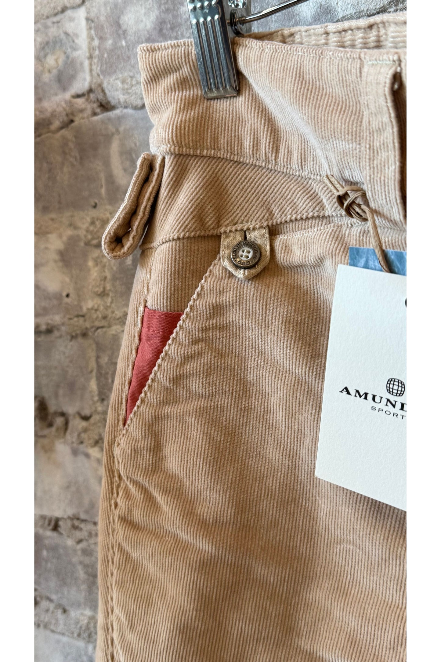 Men's FjordCord 16-Wale Corduroy Slacks - Desert - DUNE + SALT
