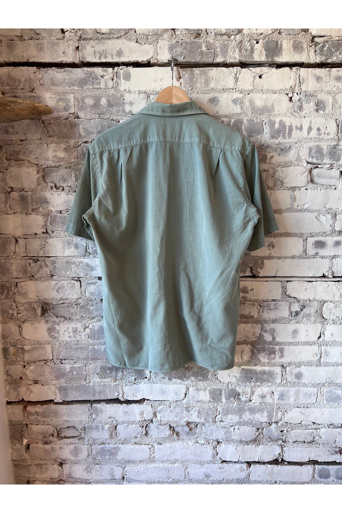 Palm Mc Pat Shirt - Faded Green - DUNE + SALT