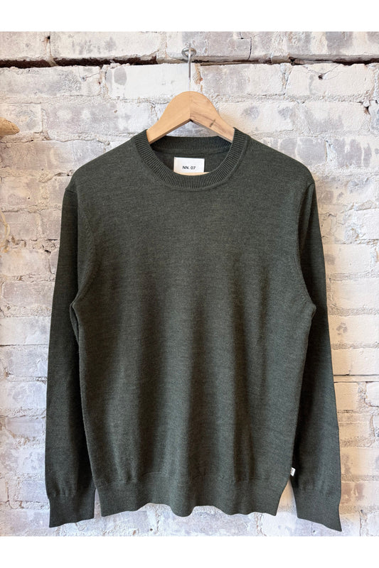 Ted Lightweight Sweater - Dark Army - DUNE + SALT