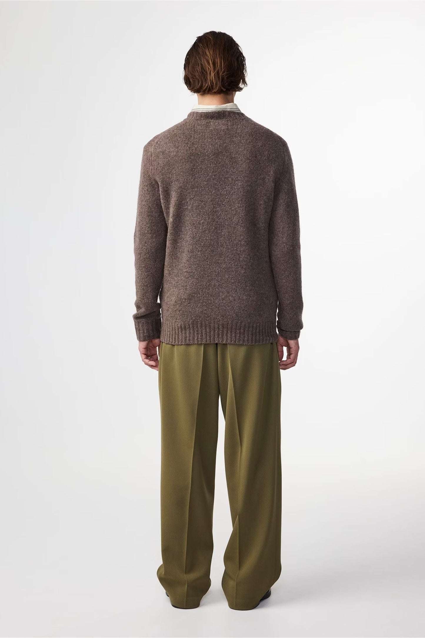 Lee Wool Blend Sweater - Tarmac - DUNE + SALT