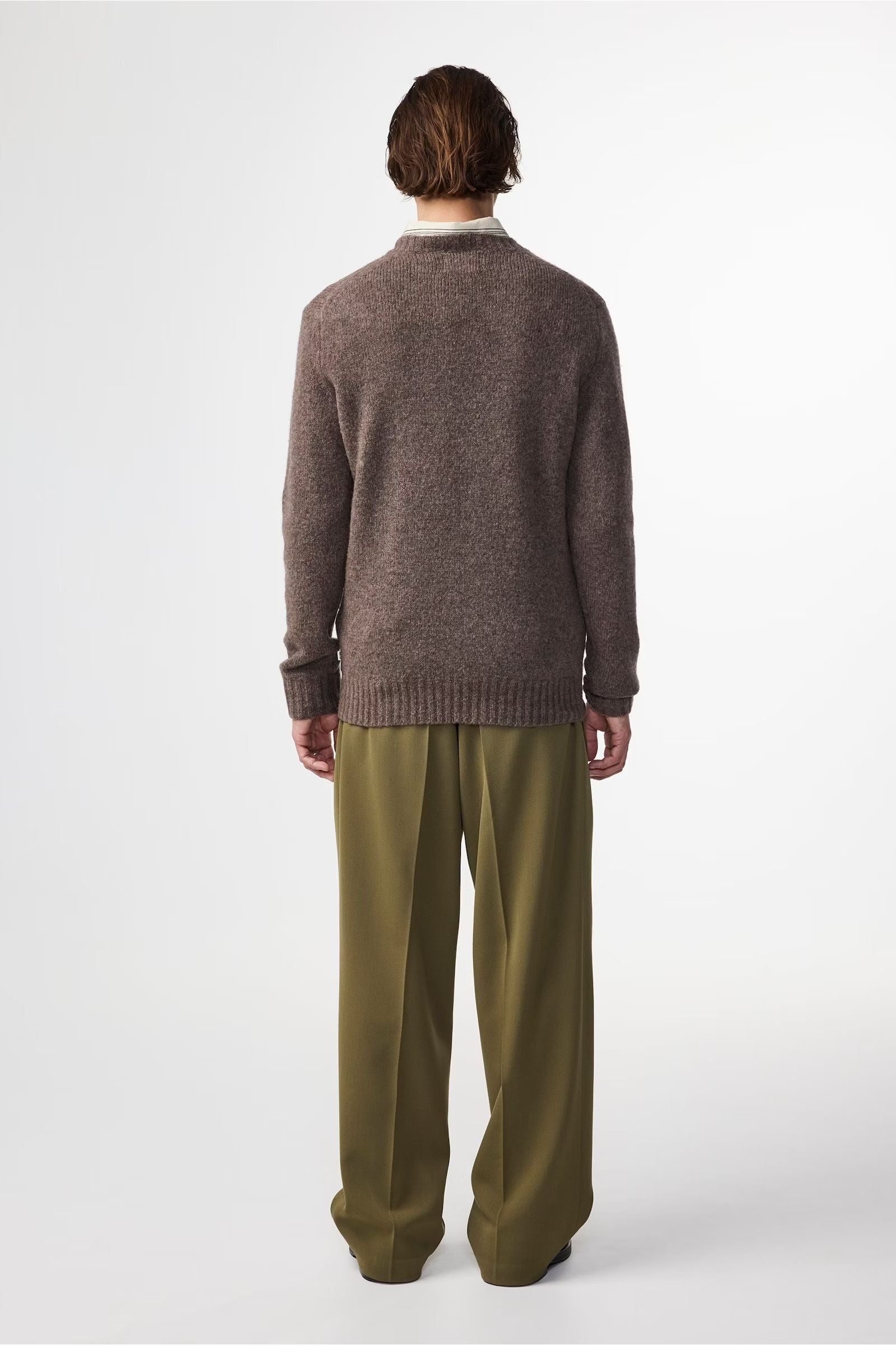 Lee Wool Blend Sweater - Tarmac - DUNE + SALT
