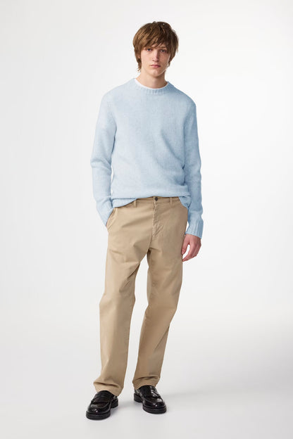 Lee Wool Blend Sweater - Cerulean - DUNE + SALT