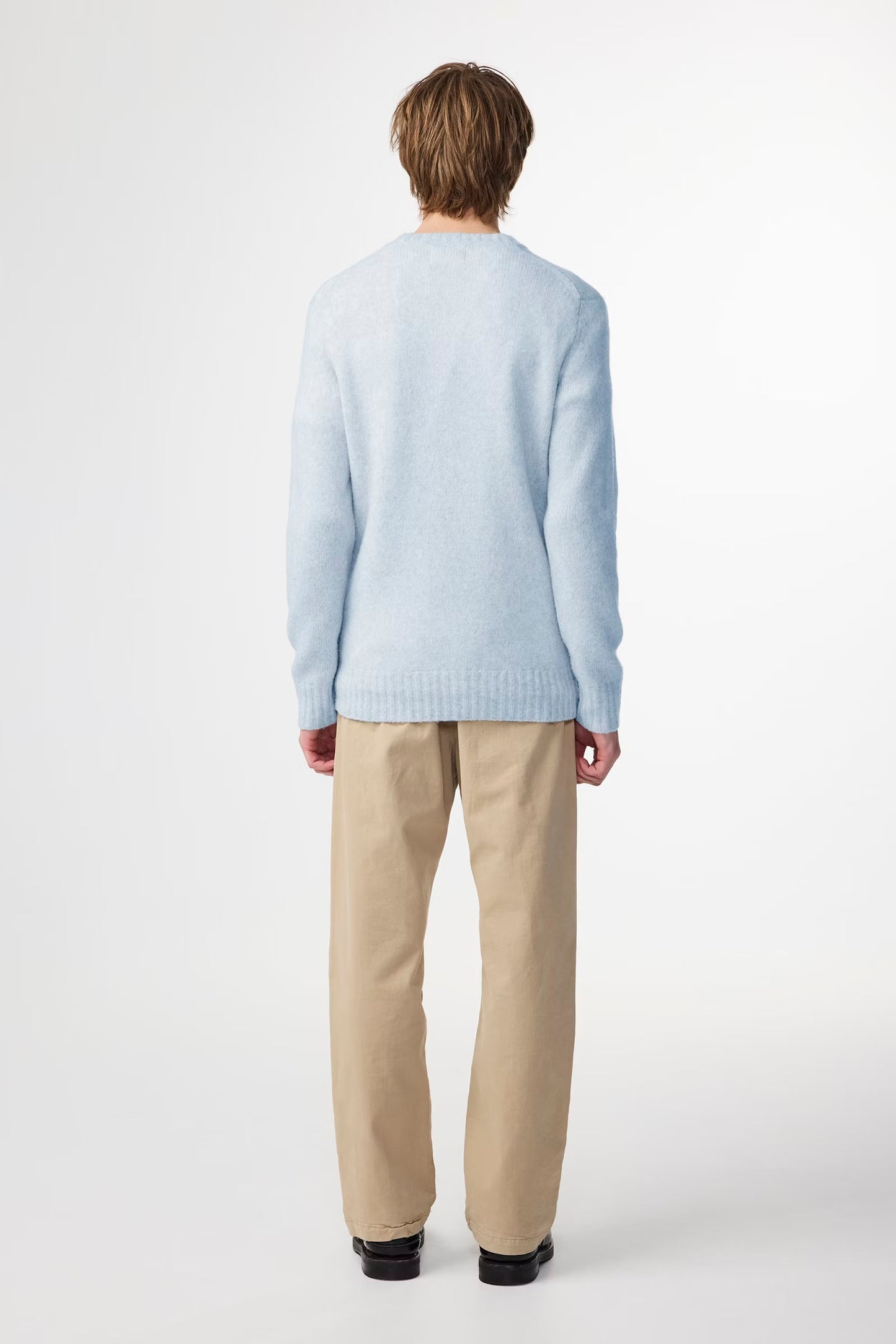 Lee Wool Blend Sweater - Cerulean - DUNE + SALT