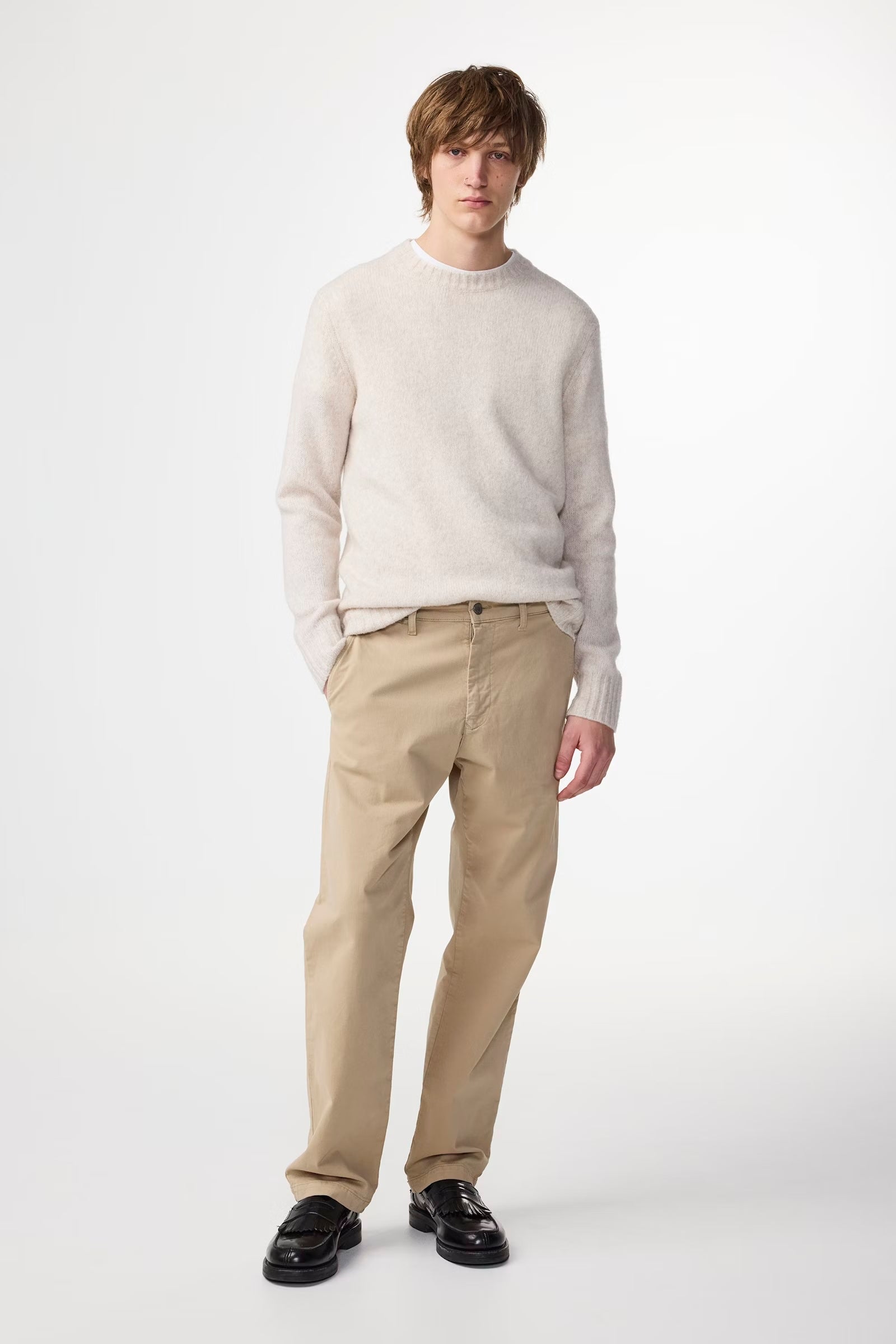 Lee Wool Blend Sweater - Ivory - DUNE + SALT