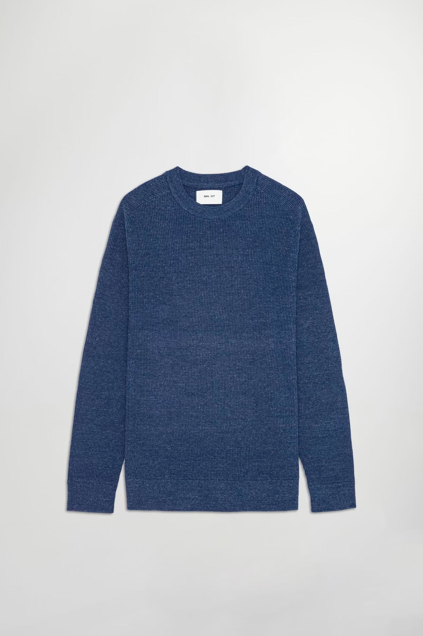 Kevin Ribbed Organic Cotton Sweater - Denim - DUNE + SALT