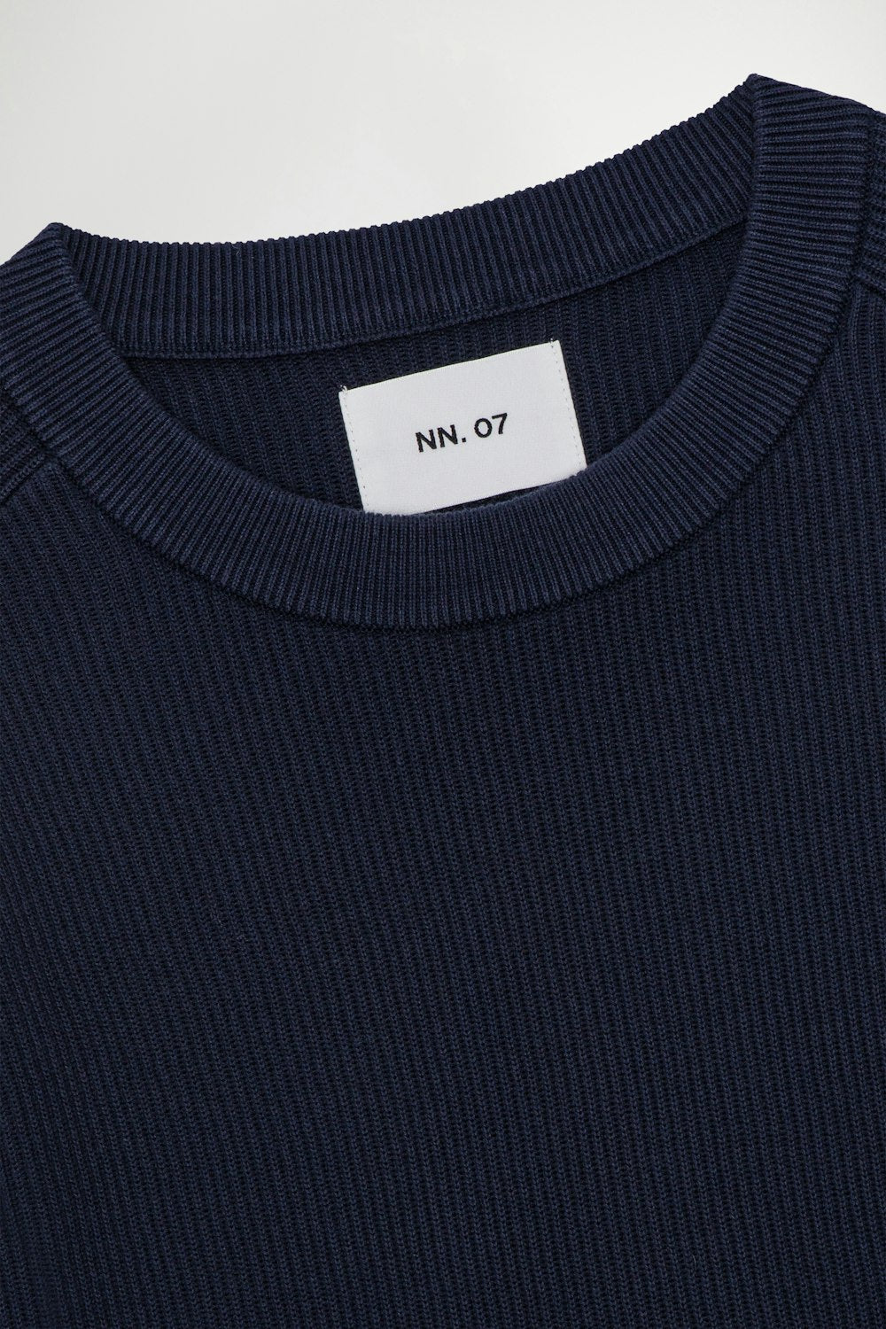 Kevin Rib Knitted Sweater - Navy - DUNE + SALT