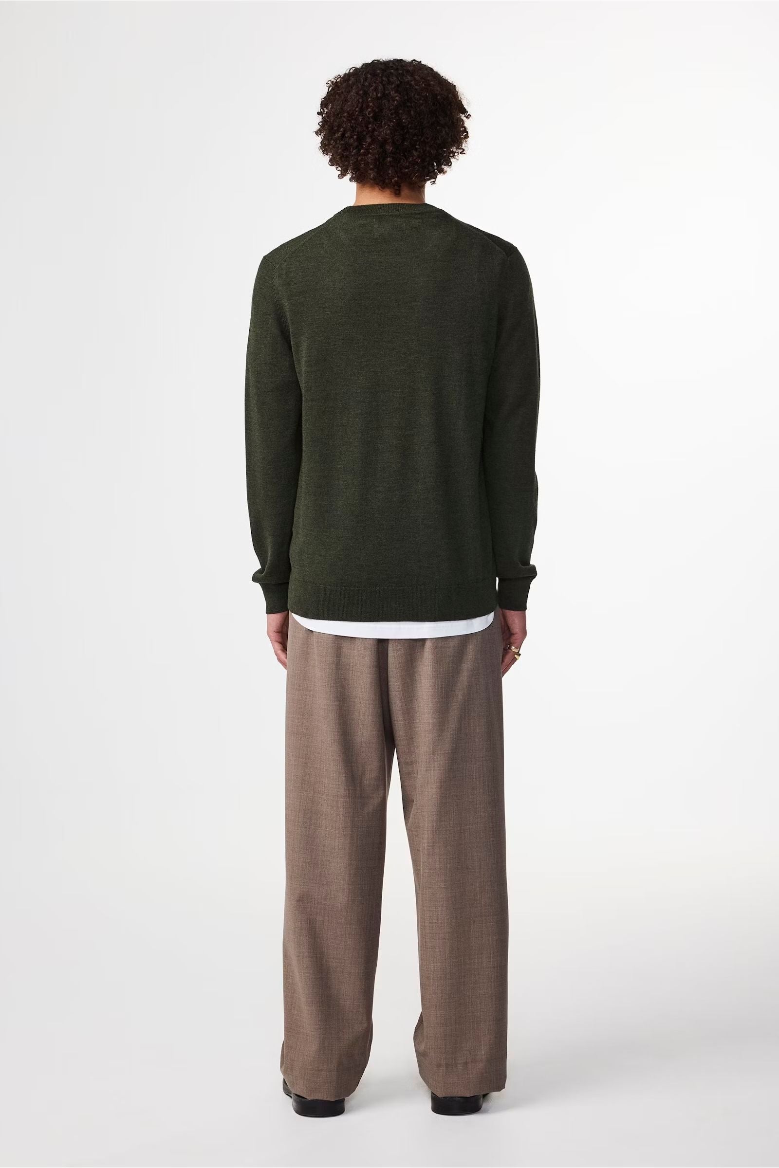 Ted Lightweight Sweater - Dark Army - DUNE + SALT