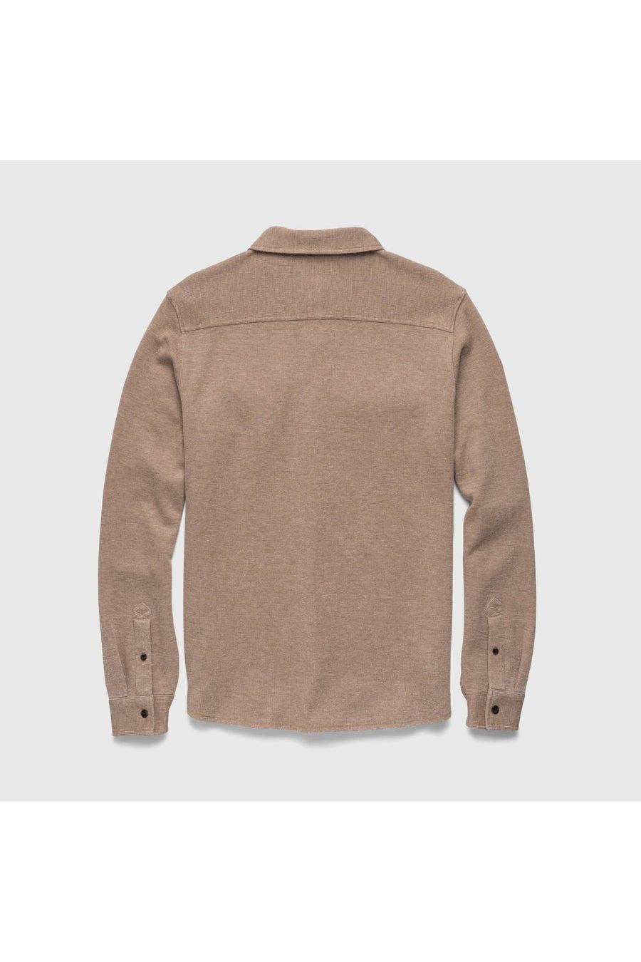 Rex Soft Knit Shirt - Camel Heather - DUNE + SALT