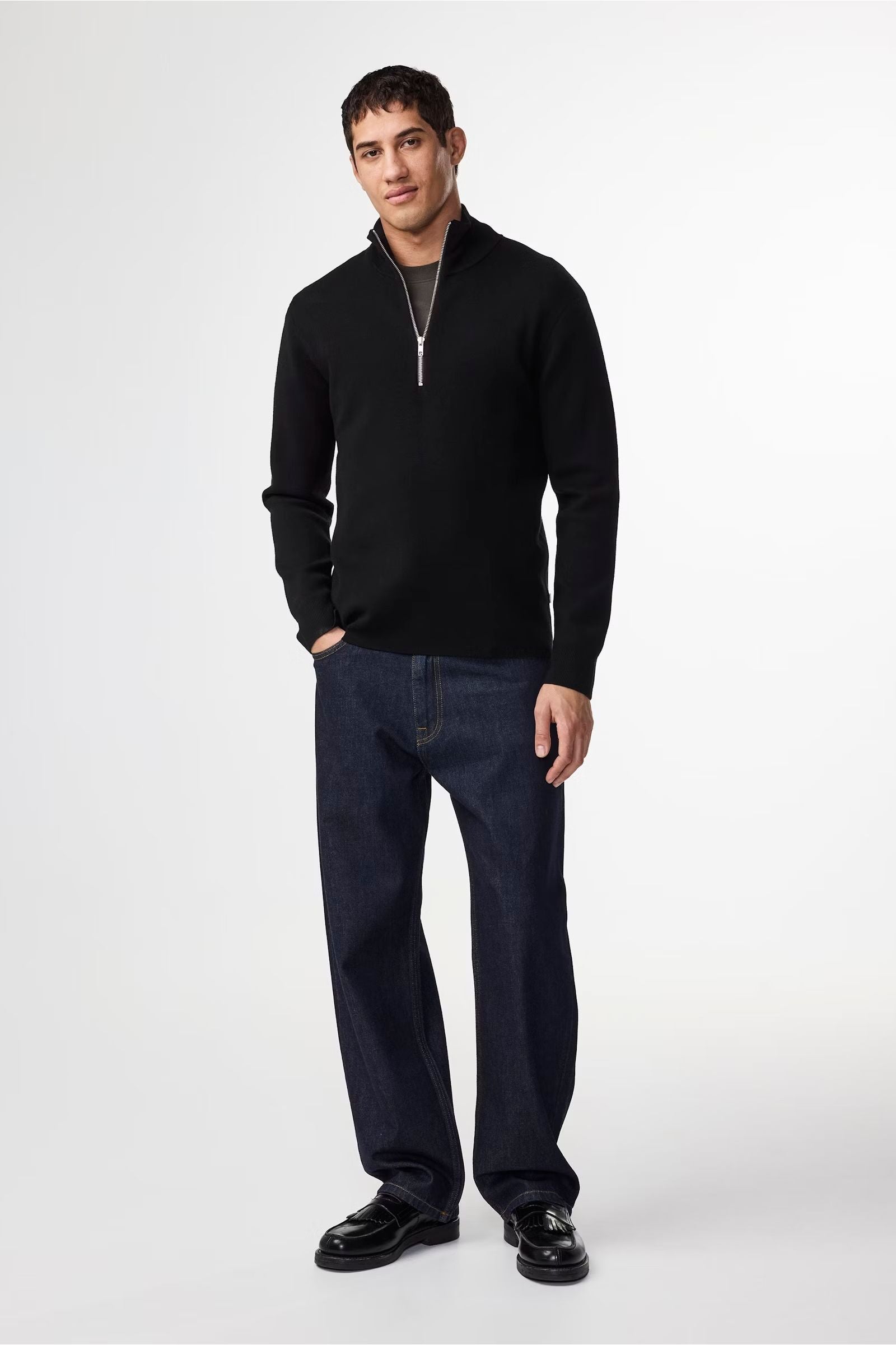 Harald Wool Blend Sweater - Black - DUNE + SALT