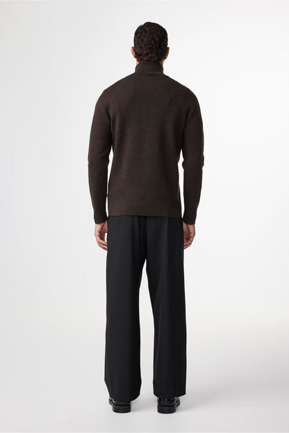 Harald Wool Blend Sweater - Demitasse - DUNE + SALT