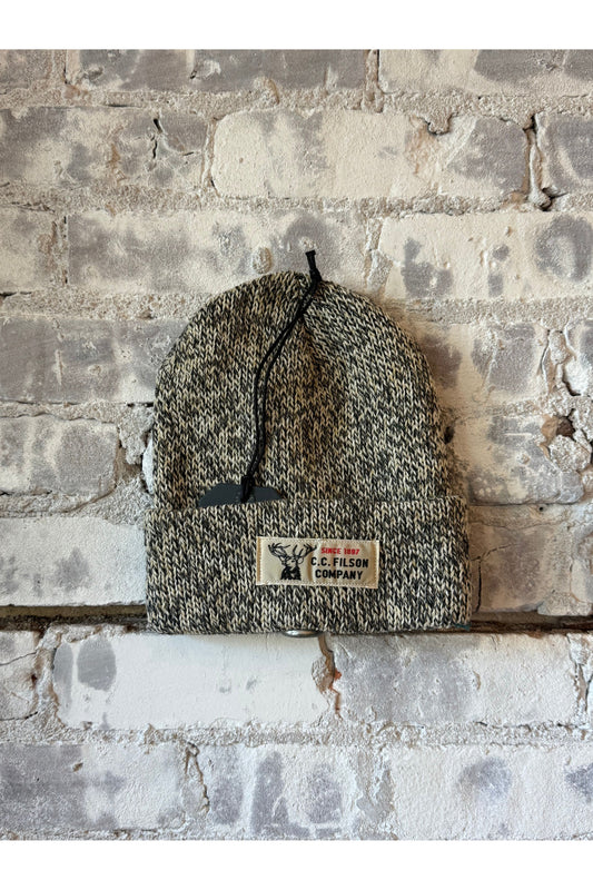 Lined Ragg Wool Beanie - Charcoal Heather - DUNE + SALT