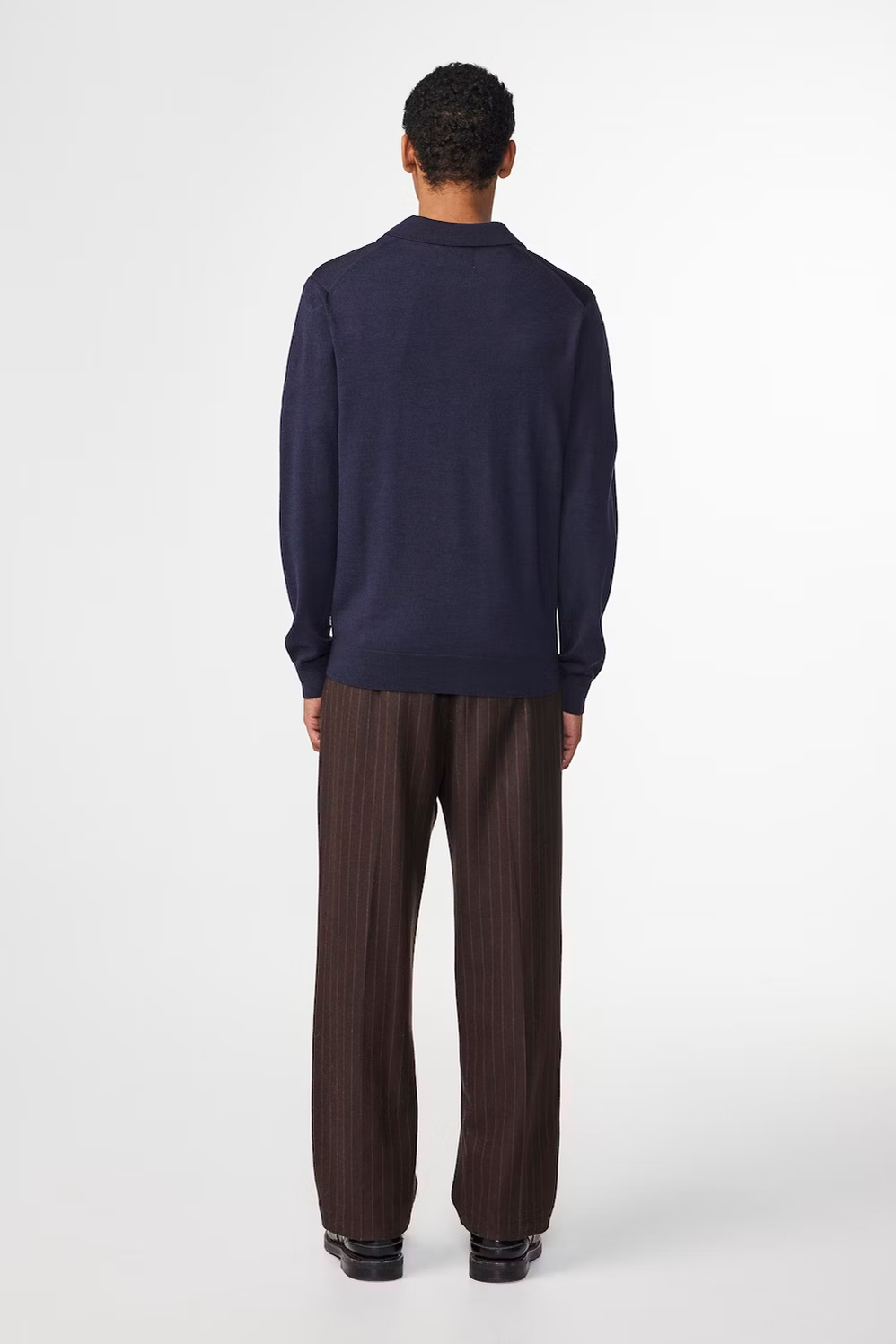 Sergio Zip Mock - Navy Multi - DUNE + SALT