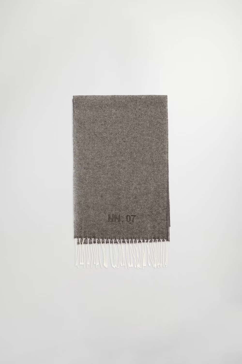 Scarf Two Wool Blend Scarf - Brown Multi - DUNE + SALT