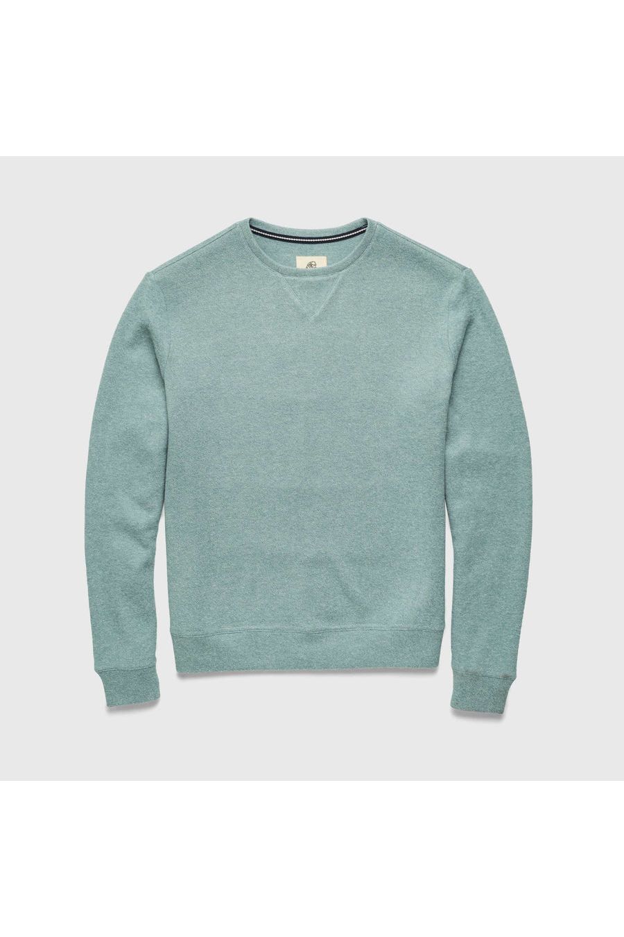 Butch Cashmist Crewneck - Aqua Heather - DUNE + SALT